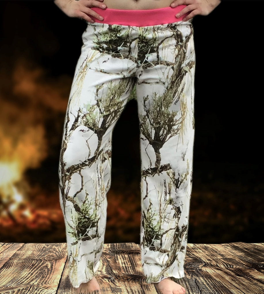 Camouflage Casual Women Lounge Pant Snowfall