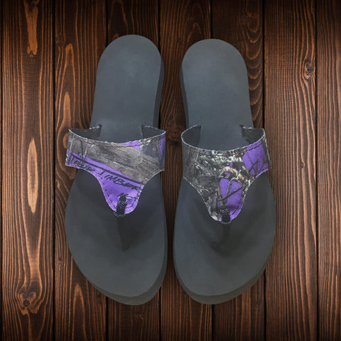 Flip Flops Camouflage-True Timber Purple